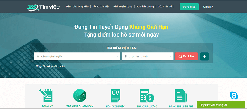Tìm việc làm thêm ở Quy Nhơn ở đâu? - trang website làm việc