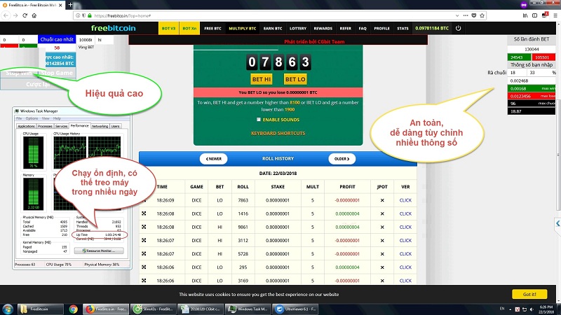 Đào Coin Electroneum trên điện thoại