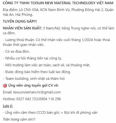 lĩnh vực hoạt động