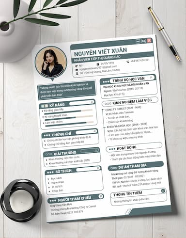 CV tiếp thị quảng cáo 14