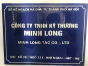 Công Ty TNHH Kỹ Thương Minh Long