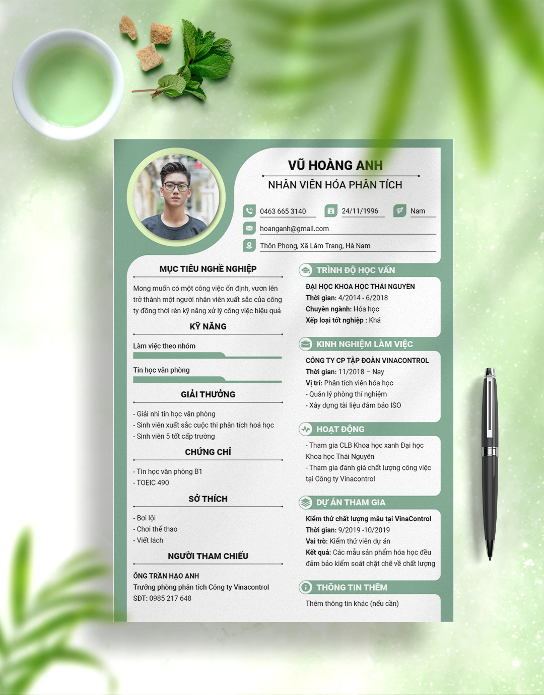 CV Tiếng Thái Xuất Nhập Khẩu 01
