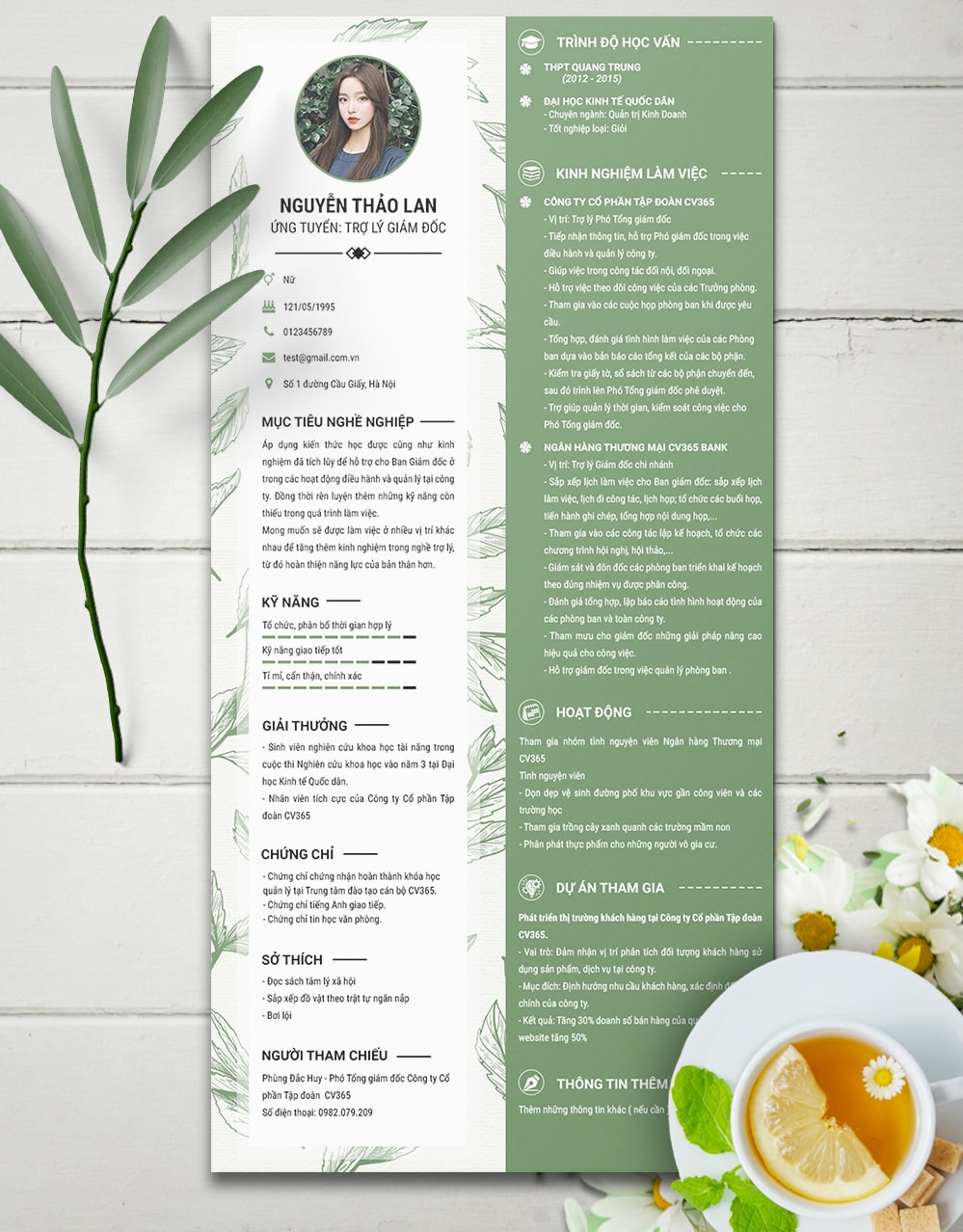 CV thư ký - trợ lý 10