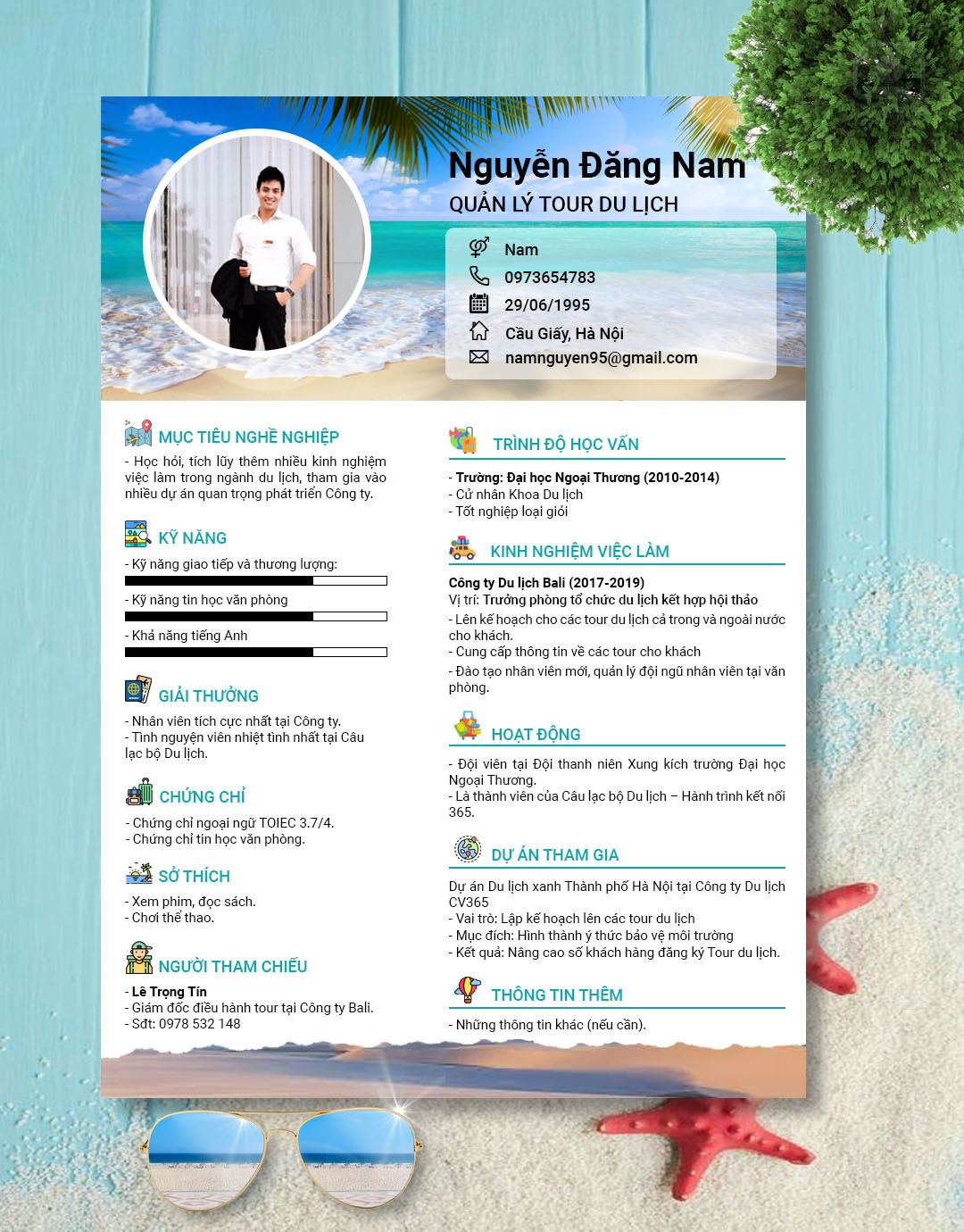 CV Du Lịch 19