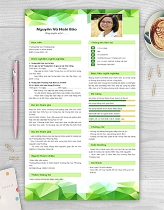 CV cho sinh viên mới ra trường 5