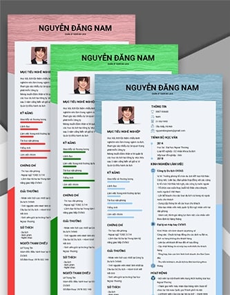 CV du lịch 3