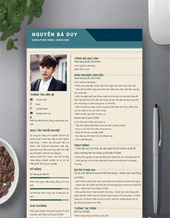 CV khách sạn 3