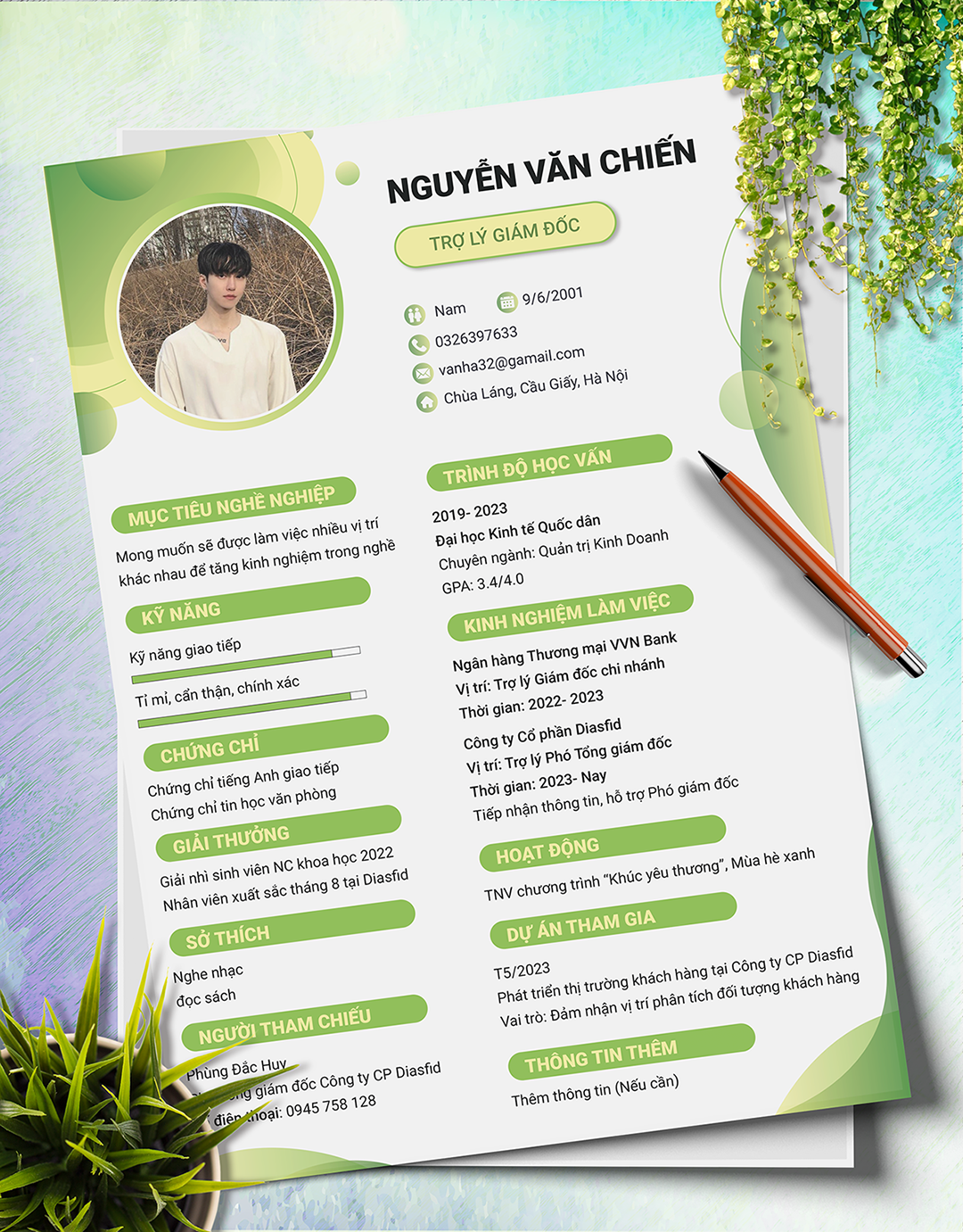CV thư ký - trợ lý 14