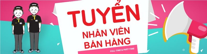 Nhân viên bán hàng partime 