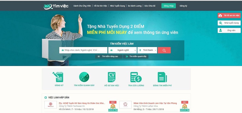 Tìm việc làm tại Bắc Giang thông qua các website uy tín