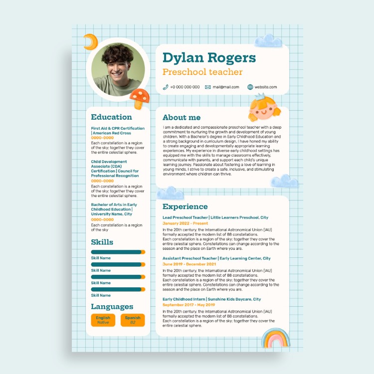 Mẫu 5: CV xin học bổng chuẩn nhất