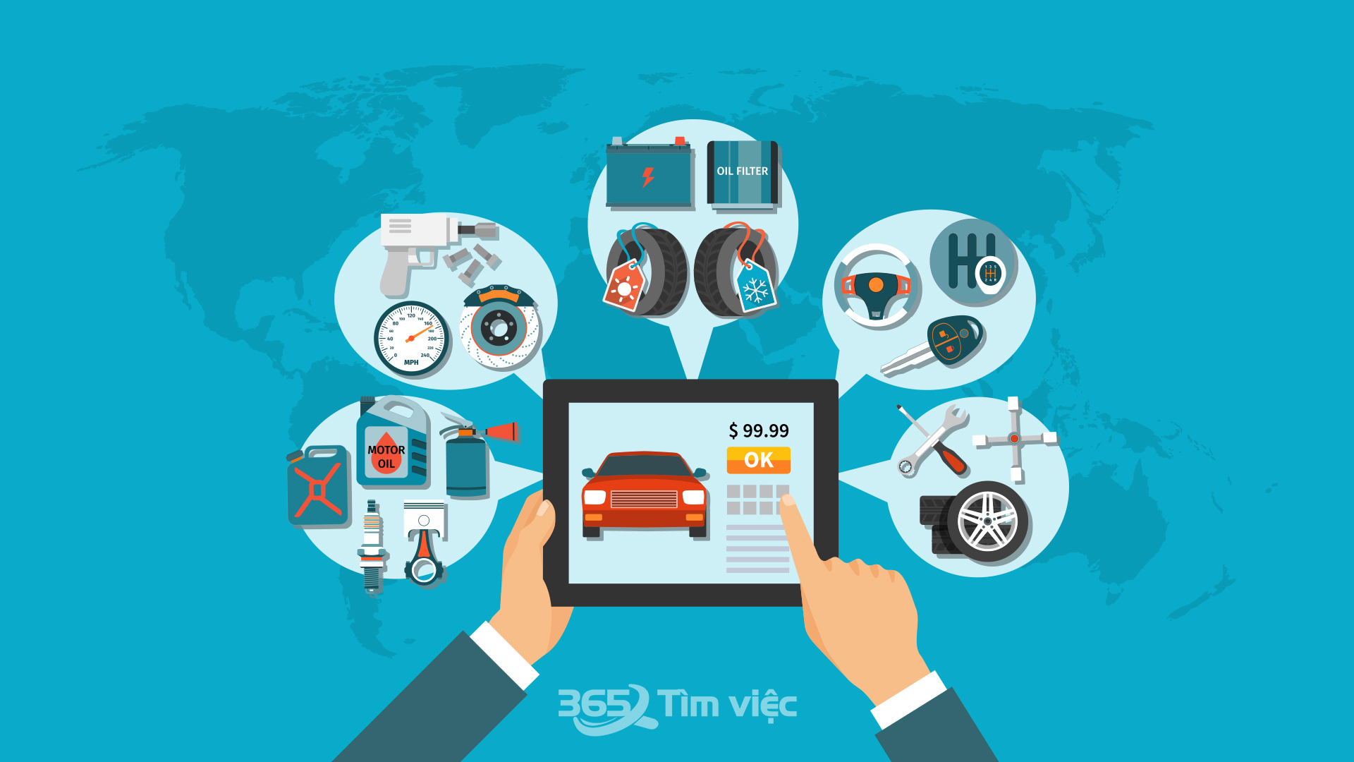 Tìm việc làm tại công ty sửa chữa ô tô ở đâu