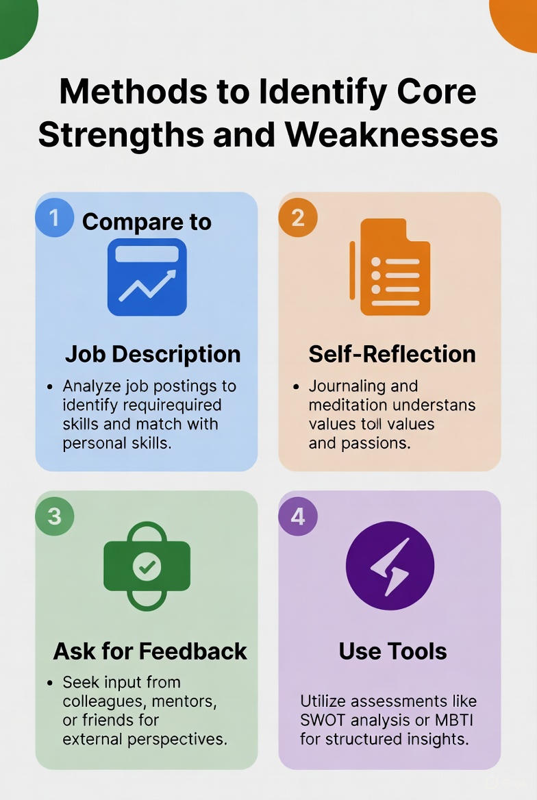 4 Cách xác định điểm mạnh, điểm yếu cốt lõi của bạn
