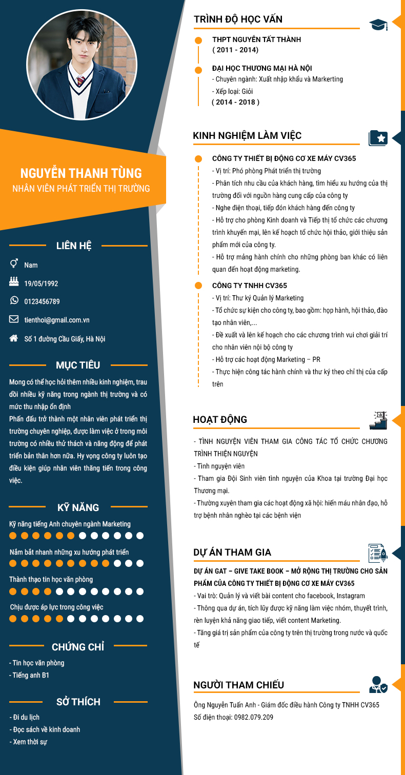 Các thông tin bổ sung giúp CV nổi bật hơn